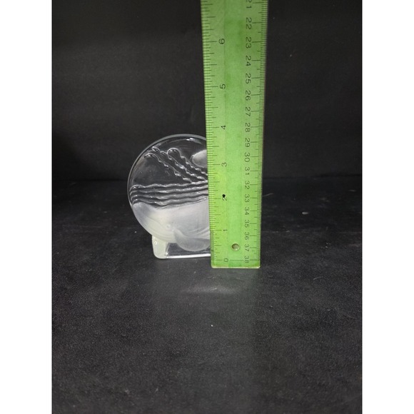 Partylite Orca‎ Whale Tea Light Candle Holder, Frosted Glass Votive, Home Decor - Picture 7 of 8